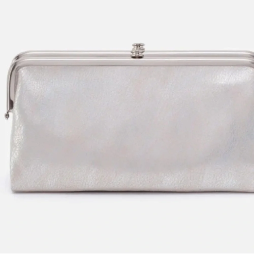 Silver Metallic Leather HOBO - Picture 4 of 5